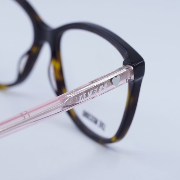 🕶️ New Moschino MOL546 008600 Eyeglasses - Dark Havana Frame, 57mm - Picture 11 of 12